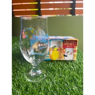 [With Box] Suntory Beer Glass Mt. Fuji Pattern 350 ml. Snifters Style Authentic From Japan
