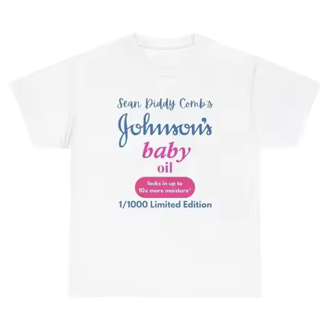 Diddy Baby Oil T Shirt Funny Inappropriate Halloween Costume Party Dank Meme Tee