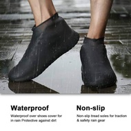 Zfly Shoe Cover Latex Waterproof Wet Rain Shoe Protector - L Size 41-47