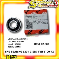 FAG Bearing Type 6201-C ELS TVH L100 FX Deep Groove Ball Bearing Motor Crankshaft Bearing Inner Diam