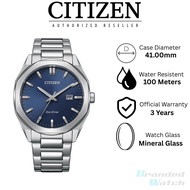 [Official Warranty] Citizen BM7630-80L Men's Eco-Drive Stainless Steel Strap Jam Tangan Lelaki Citiz