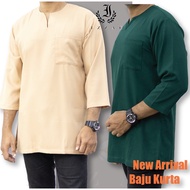 【EXCLUSIVE】Kurta Lelaki Lengan 3/4 Como Crepe Kurta Lelaki Kurta 3/4 Sleeve