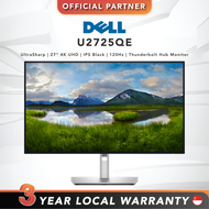 DELL UltraSharp U2725QE | 27" 4K UHD | IPS Black | 120Hz | Thunderbolt Hub Monitor