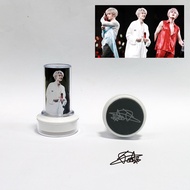 Can Tanjian Times Transparent Case Photosensitive Round Seal Handbook Stamp Signature Portrait Stamp