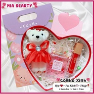 Meaningful Christmas gift Set for lover, March 8 with gift box and handbag, full basic makeup gift S