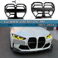 2026 For BMW G80 M3 G81 M4 G82 G83 2021-2025 CS Style Car Front Bumper Grill Grilles Gloss Black Hoo