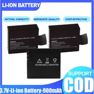 3.7V-Li-ion Battery-900mAh Number of cycles: 500 times SJCAM SJ4000 M10 EKEN H8 H8R H9 Sports Action
