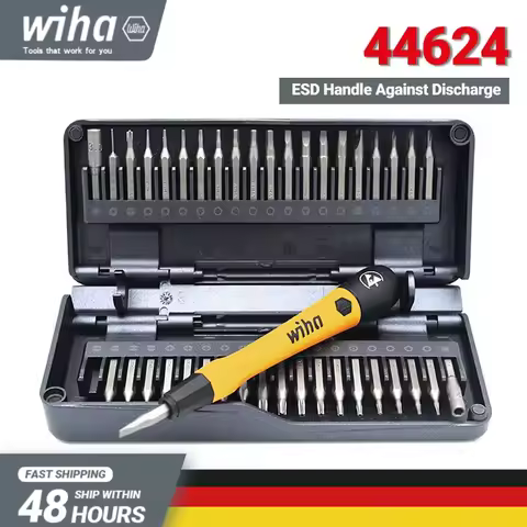 Wiha 44624 Home Anti static 40 in 1 Multi functional Household Precision Screwdriver Set