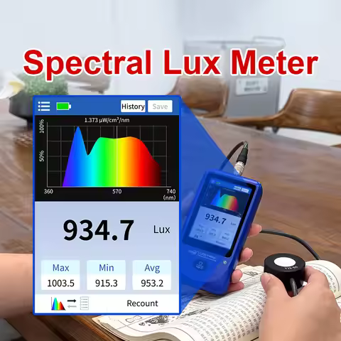 LS335 Spectral Illuminance Meter with a 3.5-inch color touchscreen for home gardening, plant factori