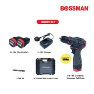 BOSSMAN BBD18V BBI18V 18V Cordless Brushless Hammer Drill BBD BBI