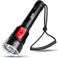 PFSN Dive Light Scuba Flashlight, 4000 Lumen Professional Diving Light 100M Waterproof Underwater Fl