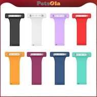 [PETSOLA] Silicone Nurses Watch Strap Clip On Fob Watch Band Pin Strap for Garmin