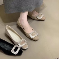 Mary Jane Shoes Sandals Slip-On Mary Jane Shoes Sandals Slip-On Sheepskin Version~Inner Heightening 