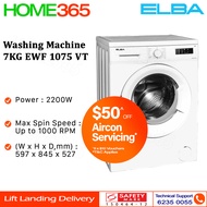Elba Washing Machine 7KG EWF 1075 VT