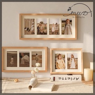 Ready Stock Teak Photo Frame [Photo Frame Display] ER0258▸Four Grid Photo Frame▸Display Frame▸Home D