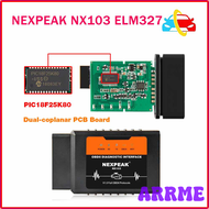 NEXPEAK เครื่องมือสแกนเนอร์รถยนต์วินิจฉัย OBD2 WIFI V1.5 ELM327 NX103 Pic18f25k80เครื่องสแกน Obd2 EL