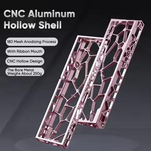 Holy60 Wooting 60HE GH60 Aluminum Keyboard Case Shell 60% Keys Layouts For Mad 60he Raven61 Aula Win