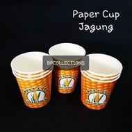 Paper Cup Jagung Gelas Kertas Kopi Jasuke Polos Panas 6,5oz ECER