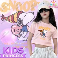 (24 Hours Delivery) In 2026! Crop Top Girls Short Sleeve T-Shirt Print A1263