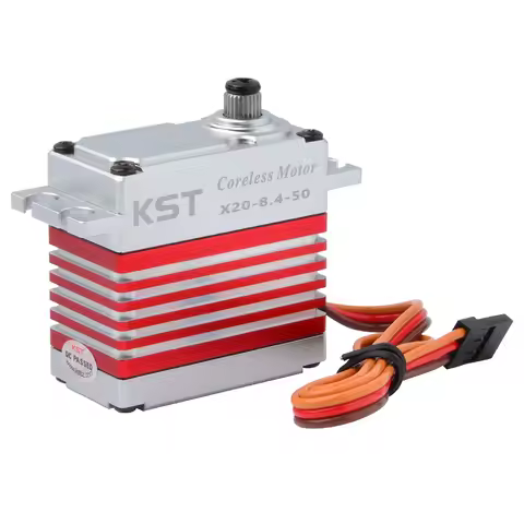 KST X20-8.4-50 V8.0 0.15sec 45kg Brushless Metal Gear Digital Servo For Large Scale RC Plane 1/8 1/1