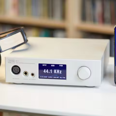 YuLong DA11 ES9038PRO DSD512 DAC 768kHz Decoding Amp Preamplifier Desktop Decoder Headphone Amplifie