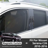 For Nissan SERENA C26 2011-2018 Car Sunshade Front Windshield Accessories Vehicle Curtain Side Window Sun Shade Visor Protector