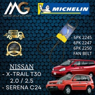Michelin Belt Nissan X-Trail T30 2.0 / 2.5 , Serena C24 6PK 2245 / 6PK 2247 / 6PK 2250 (Fan belt) Ma