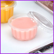 ️ Disposable Pudding/yogurt Cup 5oz 50PCS Dessert Cup/ Pudding Cup with Lid