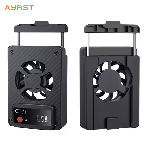 New Camera Cooling Fan For RP ZVE10 A7M4 A7S3 A7C2 FX3 R8 R10 XT4 Camera 5 Speeds External Cooling F
