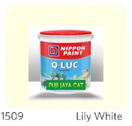 Q - Luc  1509 - Lily White 4,5kg (1gln) Cat tembok Nippon paint