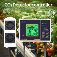 เครื่องตรวจจับคาร์บอนไดออกไซด์และตัวควบคุม Dual Channel NDIR Day Night CO2 Sensor สำหรับฟาร์ม  CO2 C