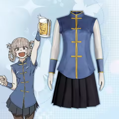 Nanakusa Nazuna Cosplay Costume Anime Call of The Night Cosplay Costume Asian Style Blue Vest Suit C