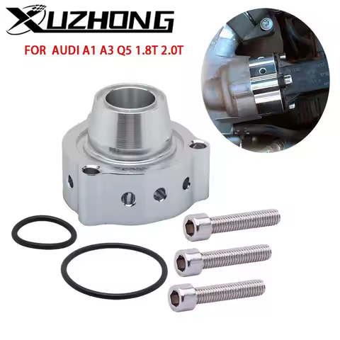 Adapter Spacer Auto turbo Mount Blow Off Dump Valve Kit For Audi A1 A3 Q5 1.8T 2.0T Turbo Engines