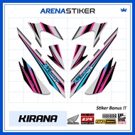 KIR09c Sticker Striping Sticker Honda Kirana 125 NCX Dream 125 Retro Gradient Racing Motif Variation