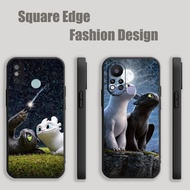 Casing For Samsung A03S A73 A23 S21 S22 Ultra A72 A25 A05 A05s A55 S23 FE A35 Toothless Light Fury H