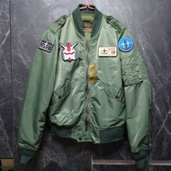 （Sold out）Gundam 高達聯邦軍棒球褸款 橫濱 Factory RX78 RX-78 Top Gun 壯志凌雲 獨行俠 湯告魯斯 飛行尼龍防風防淺水 Jacket外套 （送一套4個裝 魔術