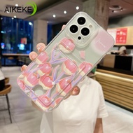 For Vivo Y22 Y22S 2022 4G Y17 Y15 Y12 Y11 Y12i Y3 Y16 Y01 Y02 Y02T Y02A Y35 Y15A Y15S Y02S X80 Pro Phone Case With Wallet Holder Card Back Cover Soft Tulip Butterfly Mobile Cases