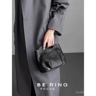 T Texture Messenger Bag Ladies American Commuter New Style Niche Capacity Working High Retro Soft Le