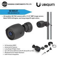 Ubiquiti Unifi UVC-G6-Bullet 8MP 4K AI CCTV G6 Bullet IP Camera - Black