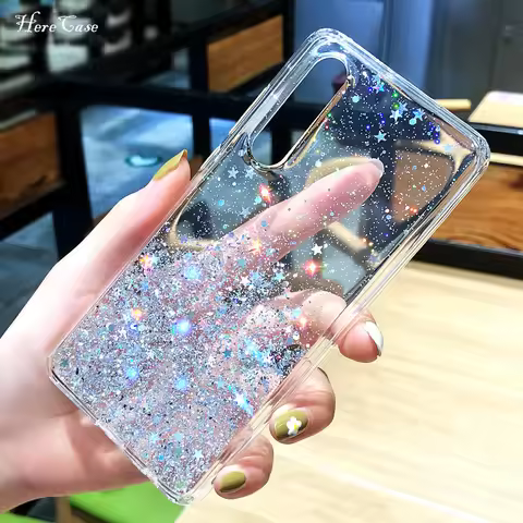 For samsung a50 Glitter Sequins Case For samsung galaxy s20 ultra s10 s9 s8 note10 plus A10 a20 a30 