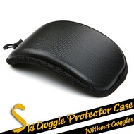 GOBYGO Travel Portable Ski Snow Goggle Protector Case (Without Goggles) Snowboard Glasses Eyewear Box Zipper Hard Case Bag