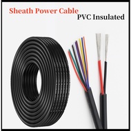 UL2464 3/10M Black 30AWG 2 3 4 5 6 7 Core Signal Wire Royal Cord Speaker Wire PVC Insulation Sheath 