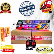 [BATERAI CAS] mainan miniatur bus telolet basuri remote control full lampu termurah