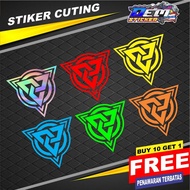 JDM PROJECT sticker Logo HOLOGRAM VIRAL MONOGRAM ESPORT UNITED GAMING DLS