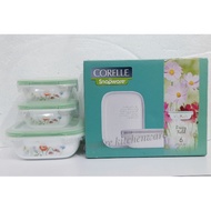 Corelle snapware 6pcs with lids | Daisy field