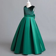 เด็กคอวีสีดําชุดการแสดงเปียโนกระโปรงเจ้าหญิง High-End Hostess ชุดราตรีงานแต่งงานและโอกาสสําคัญ