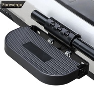 FOREVERGO Pair Heavy Duty Motorcycle Widened Folding Foot Pegs for Electric Scooter 20-25mm Clamp Cr