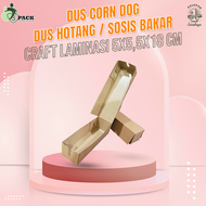 BOX SOSIS / BOX HOTANG / BOX CORNDOG / BOX SATE KRAFT - LAMINASI TERMURAH