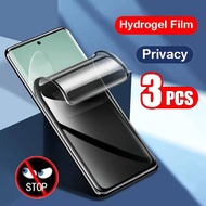 3Pcs Privacy Hydrogel Film For OPPO A3i Plus A5 Pro Taiwan A5X A5m A5i Pro 5G A6L A6X A6 A6i Screen