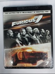 美版 4K blu-ray + blu-ray - furious 7